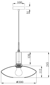 Lucide 25413/01/02 - Csillár zsinóron SINGALA 1xE27/60W/230V