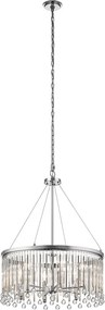 Kichler glamour függeszték piper króm elskl-piper-6p-pc