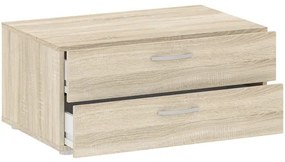 BASIC Komód Tölgy Színben 74 cm 2S