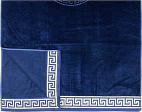 POSEIDON Strandtörölköző sötétkék 165x90cm