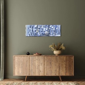 Kép - 3D absztrakció (órával) (90x30 cm)
