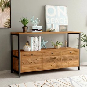 Nero v2 szekrény Atlantic Pine and Black