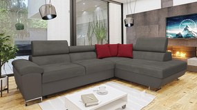 Sarokkanapé Alphard (J) (öko-bőr Soft 029 + Uttario Velvet 2971 + Kronos 02). 1060188