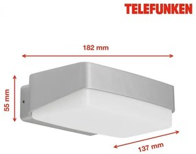 Telefunken 312204TF - LED Kültéri fali lámpa LED/14W/230V IP44