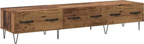 vidaXL TV szekrény fiókkal Régi fa 150 x 36 x 30 cm Faanyag