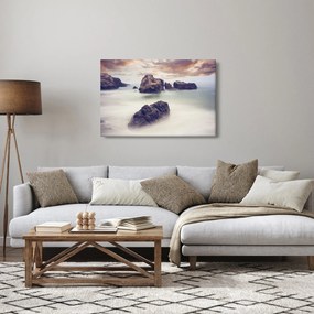 Sziklák a ködben képe (90x60 cm)