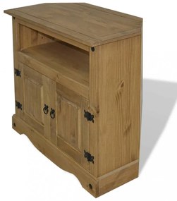 Mexikói corona fenyőfa konzol asztal 80x43x78 cm