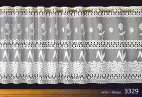 Mg Irigy Hónaljmirigy Jacquard Fehér 3329 magasság 35cm 200x35cm kész M