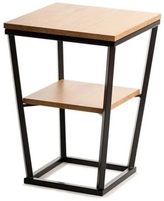 Kisasztal EXPAND 57x40 cm fekete/barna