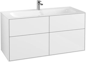 Villeroy &amp; Boch Finion szekrény 119.6x49.8x59.1 cm Függesztett, mosdó alatti fehér F05000GF