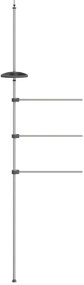 alumínium törülközőtartó 47 x 280 cm