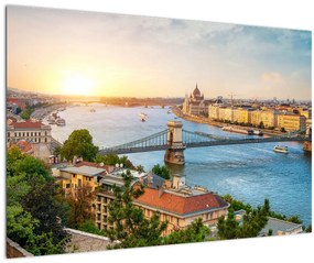 Budapest képe folyóval (90x60 cm)