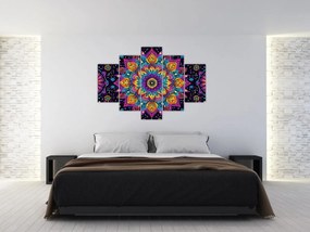 Kép - Kaleidoszkópos mandala (150x105 cm)