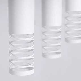 Sollux SL.1688 - Csillár zsinóron LAMI 3xGU10/10W/230V fehér