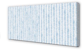 Canvas képek Kék csíkos halszálkás 120x60 cm