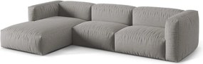Világosszürke moduláris sarokkanapé (bal oldali) Martina – Micadoni Home