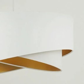 Brilagi - LED Csillár zsinóron LYRA 1xE27/15W/230V fehér/arany