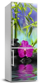 Matrica hűtőre Orchidea és bambusz FridgeStick-70x190-f-54557063