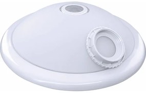 MANA mennyezeti lámpa mozgásérzékelővel 2xE27/40W/230V, Ø 30 cm, fehér