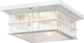 ELSTEAD KLBEACONSQUAREFWH BEACON Klasszikus Kültéri Mennyezeti Lámpa Fehér E27 IP44