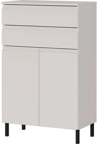 Krémszínű magas fürdőszoba szekrény 60x97 cm Salinas – Germania