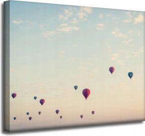 Vászonkép Ifjúsági Léggömbök Ég Természet Naplemente 50x40