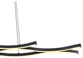 Globo 67206H - LED Csillár zsinóron GERONIMO LED/35W/230V fekete