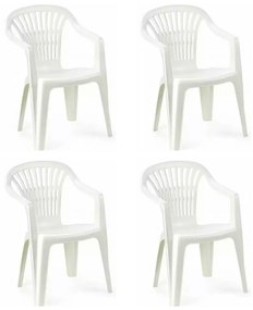 Flen kerti szék Fehér - 4 DB