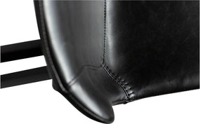 Hype fekete műbőr bárszék, magasság 91 cm - DAN–FORM Denmark