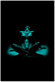 Poszterek 80x120 Türkizkék Meztelenség