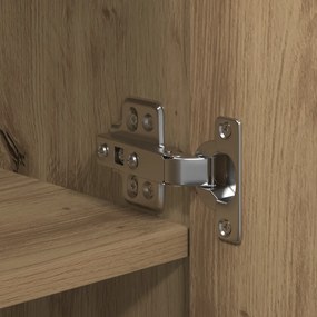 Magas Szekrény Kézműves Tölgy 70x42.5x185 cm Engineered Wood