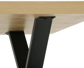 Tölgy Laminált Étkezőasztal 180×90 cm. HT-R5316 OAK