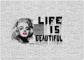 Poszterek A0 Szint Banksy Life is beautiful