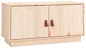 tömör fenyőfa TV-szekrény 80x34x40 cm