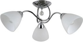 ITALUX PND-5643-3 LUGANO Mennyezeti Csillár Fehér, Króm E27 IP20