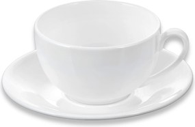 Porcelán teáscsésze csészealjjal ajándékba 400 ml Wilmax