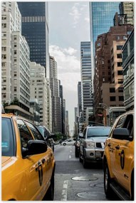 Poszterek 80x120 Sárga taxi Taxi