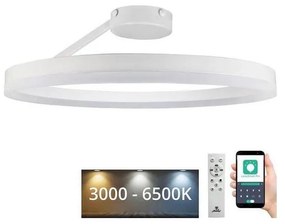 NEDES LED Dimmelhető felületre szerelhető csillár LED/40W/230V 3000-6500K fehér + távirányítás ND4040