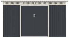 G21 GRAH 700 kerti tároló - 340 x 206 cm, antracit