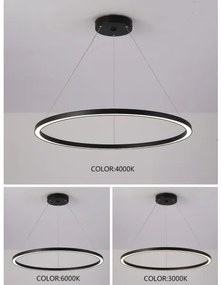 Immax NEO 07158-B80 - LED Dimmelhető csillár FINO LED/60W/230V Tuya fekete + távirányító