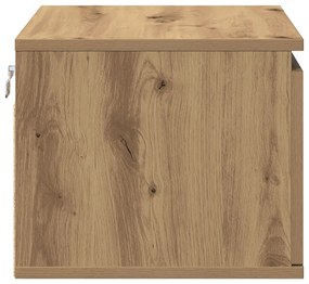Éjjeli Asztal LED fali szereléssel Artisan Tölgy 50x36x30 cm