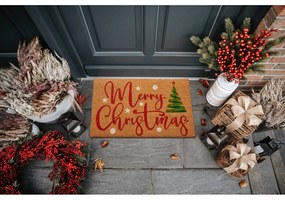 Kókuszrost lábtörlő karácsonyi mintával 40x70 cm Merry Christmas – Hanse Home
