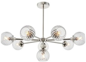 Endon 104051 - ALLEGRA rúdcsillár 8xE14/7W/230V, fényes króm