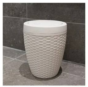 Rattan Bath Bin Calico krémszínű fürdőszobai kosár, 5 l - Addis