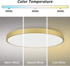Brilagi -LED dimmelhető világítótest POOL SMART LED/180W/230V 120 cm aranyszínű Wi-Fi Tuya+Távirányító
