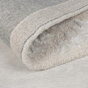 Szürkésbézs kézi szövésű gyapjúkeverék szőnyeg 200x290 cm Sloane – Flair Rugs