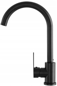 Gamma Deco, szabadon álló mosogató csaptelep, fekete matt, GMA-BD-BK
