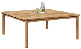 Dohányzóasztal Barna 110 x 110 x 45 cm Tömör tíkfa