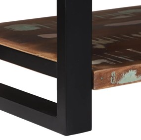 Tároló láda Többszínű 80x35x45 cm Tömör Fa Újrahasznosított