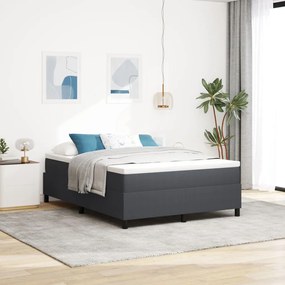 Boxspring Ăgy SötĂ©tszĂŒrke 160x200 cm Corduroy Szövet